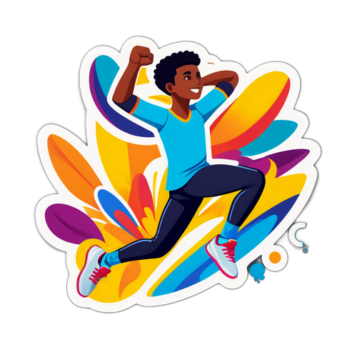 年轻运动员在全国运动会