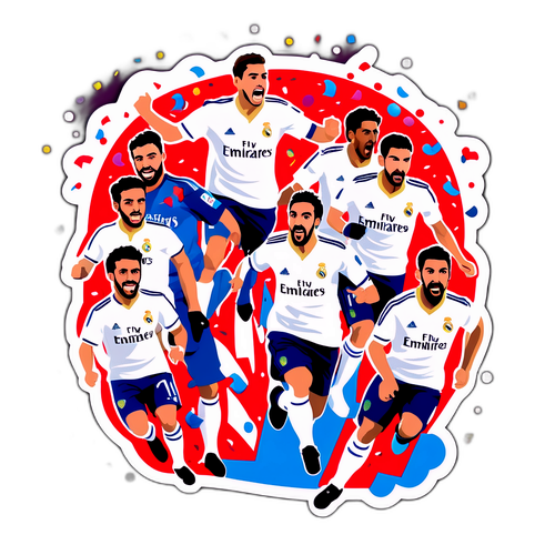 מדבקה פעולה של ריאל מדריד מול סביליה