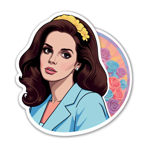 Neuvěřitelná Krása: Lana Del Rey v Pastelových Barvách s Vzrušujícími Texty Jejích Písní!