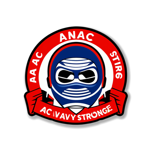 Sticker NAC - Altijd Sterk!