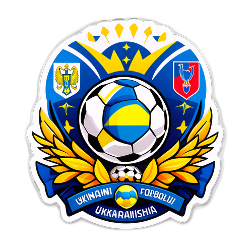 Наклейка, що символізує Чемпіонат України з футболу