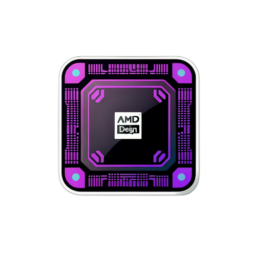 Teknologian ja AMD:n innovaatioiden yhdistelmätarra