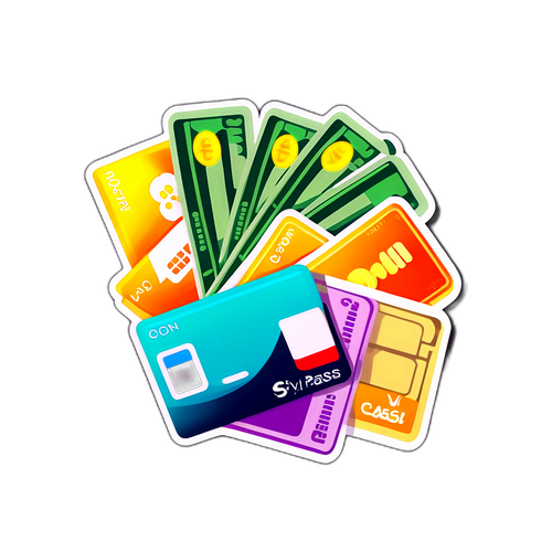 現代支付的便利：iPass金錢主題貼紙