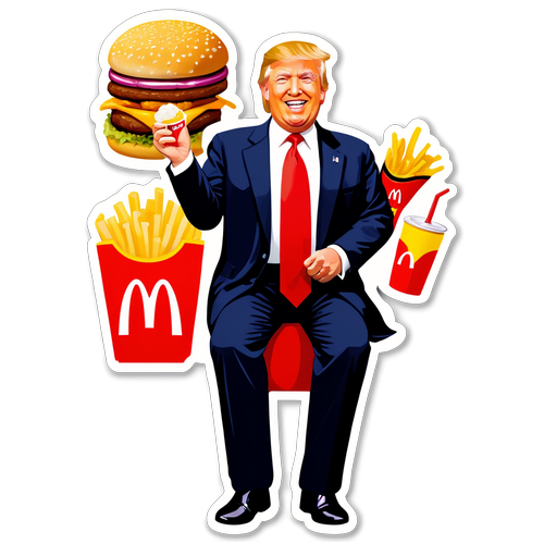 Donald Trump: Il Big Mac Presidente che Conquista il Mondo del Fast Food!