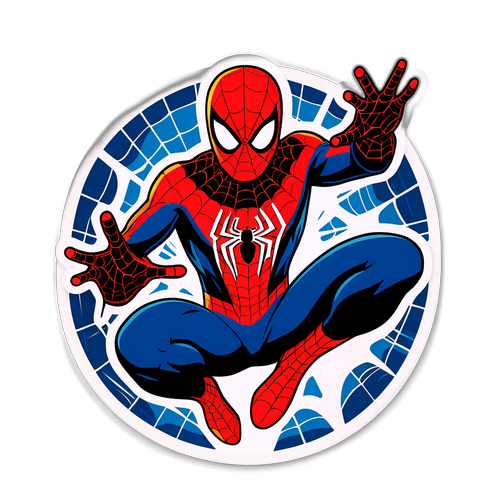 टोबी मैगुइर के स्पाइडर-मैन को श्रद्धांजलि देने वाला एक यादगार स्टिकर