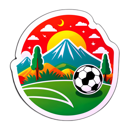 מדבקת ספורט נוף איראני