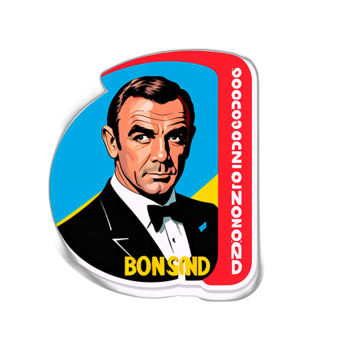 Portrait de Sean Connery en tant que James Bond