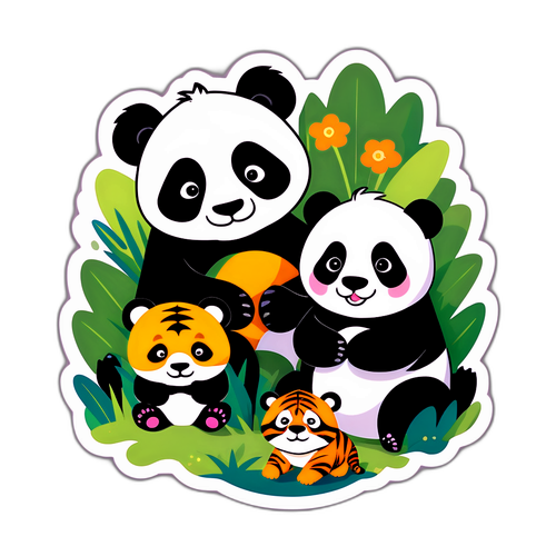 上野動物園の人気動物ステッカー