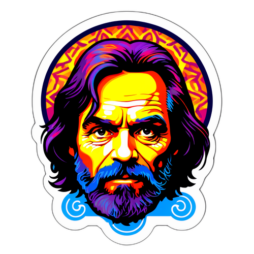 Création d'un autocollant mystérieux sur Charles Manson