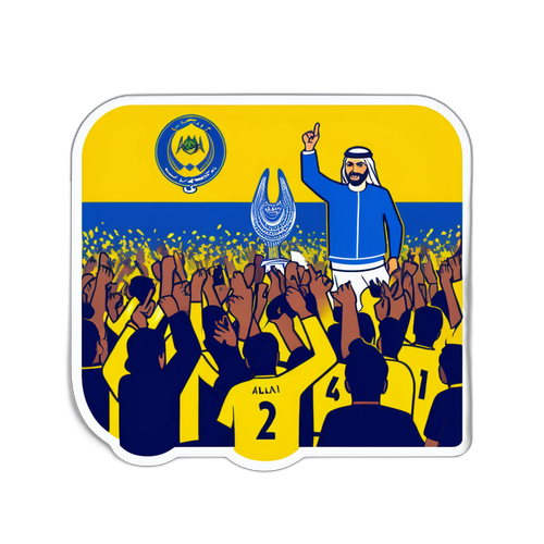 축구 경기에서 열렬히 응원하는 관중