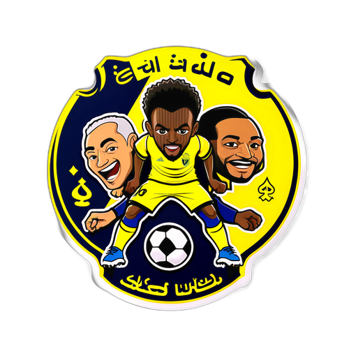 Samolepka Al-Nassr: Zápas Al-Ittihad vs Al-Nassr