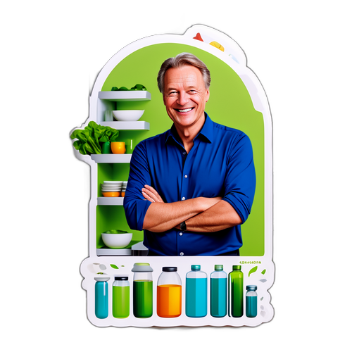 Wolfgang Grupp im Designer-Küchenumfeld