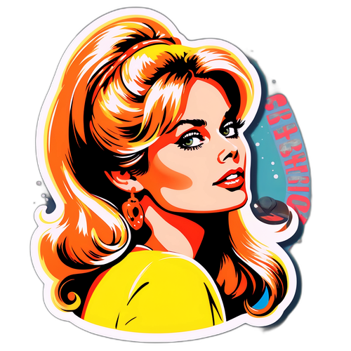 Poster Retro di Brigitte Bardot