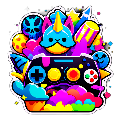 สติกเกอร์เทศกาลสำหรับการแข่งขันเกมออนไลน์โดย Twith