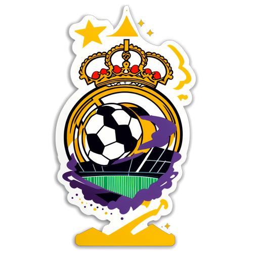 Reka Bentuk Stiker Pemandangan Valladolid vs Real Madrid