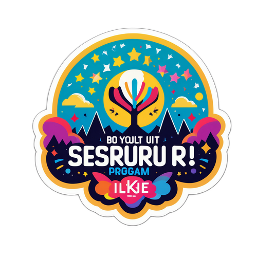 İşkur Gençlik Programı İçin Motivasyonel Sticker Tasarımı