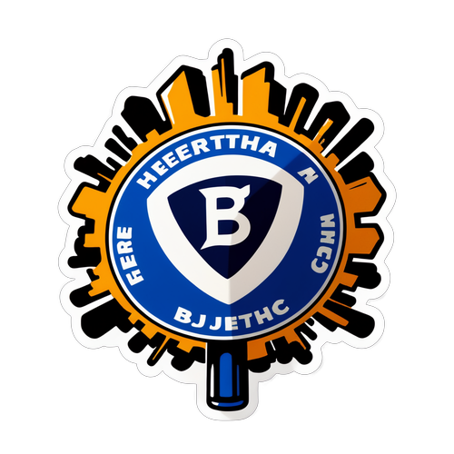 Hertha BSC Urban Style Sticker