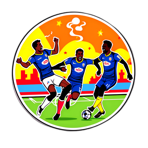 Ilustración de un partido entre Deportivo Pereira y Medellín