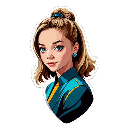 Adesivo Elegante di Sydney Sweeney