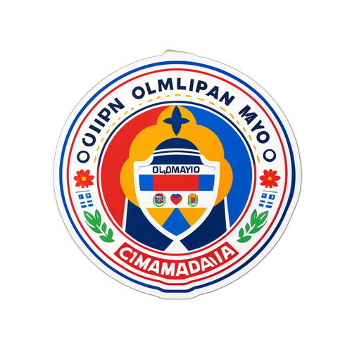 Sticker de la unión de Olimpia y 2 de Mayo