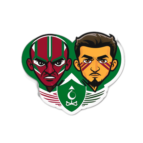 Stiker Rivalitas Intense Fluminense vs Vasco