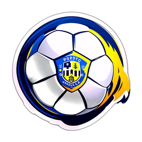 Autocolant cu logo-ul meciului Porto - Arouca