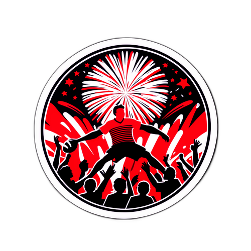 Sticker Sepak Bola Antara Flamengo dan Atletico Mineiro