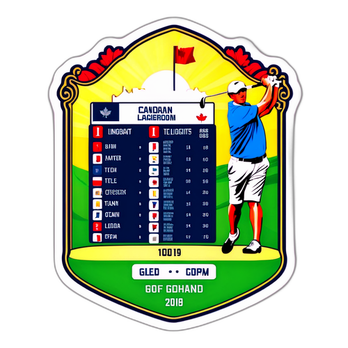Detaljerad leaderboard-design för Canadian Open