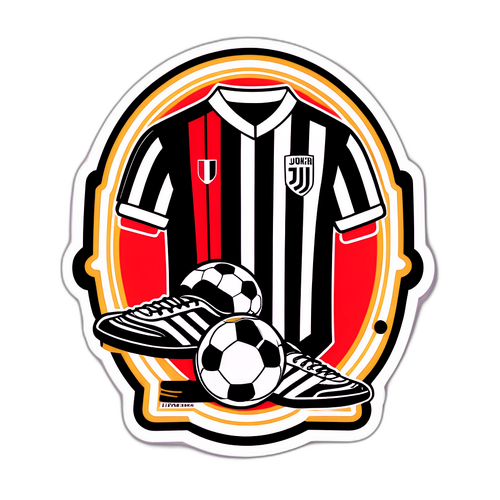 Afiș vintage Juventus vs Milan