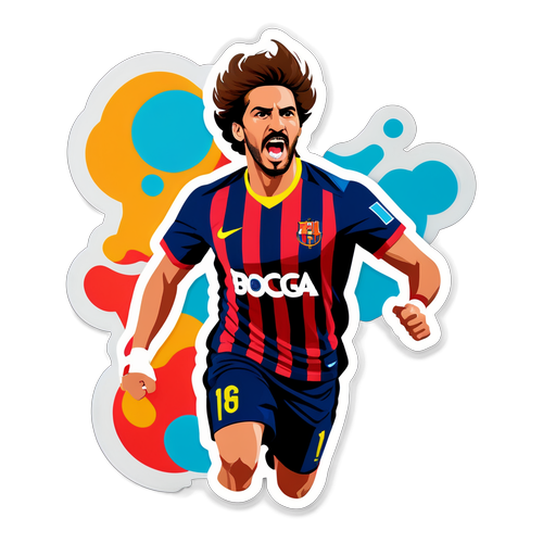 Stiker Facundo Garcés dalam Aksi