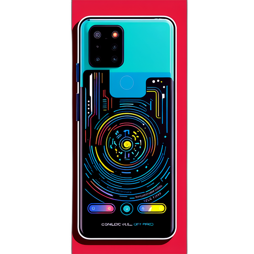 Элегантный дизайн наклейки для нового Google Pixel 10 Pro XL с графикой телефона и надписью 'Технологии будущего'