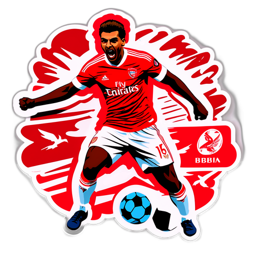 Sticker ya Mpira wa Miguu