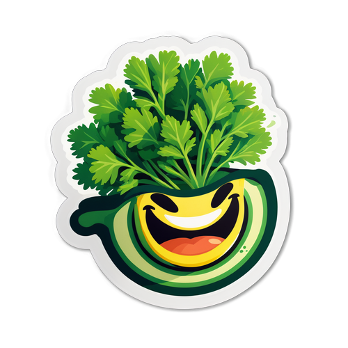 Neşeli Maydanoz Döner Sticker'ı