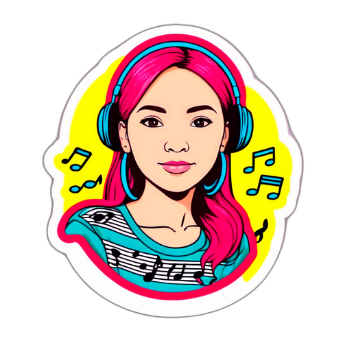 Vibrante Musikillustration von Melissa Naschenweng