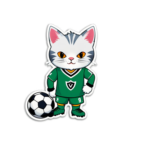 ¡Gato Futbolista al Ataque!