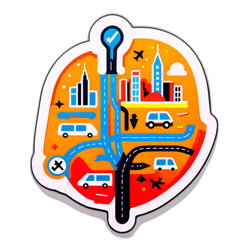 Sticker que simboliza 'General Paz'