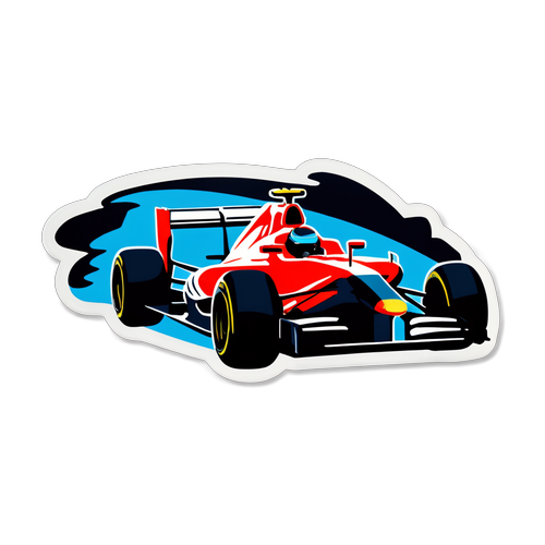 Adrenaline van Zandvoort: Formule 1 Sticker