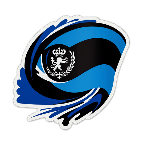 Design moderno della bandiera dell'Estonia con elementi astratti