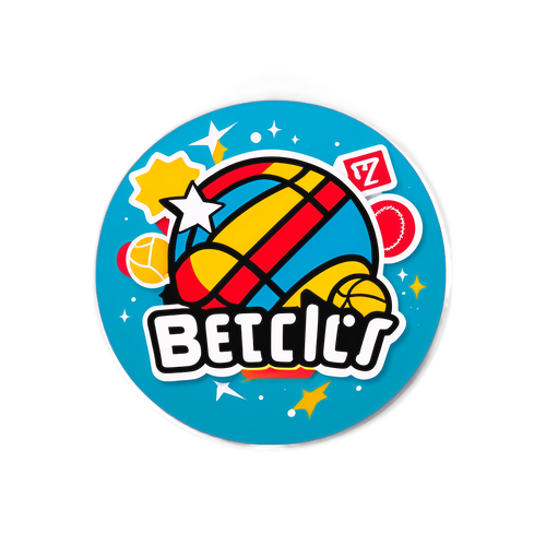 Logo Betclic Elite avec symboles sportifs