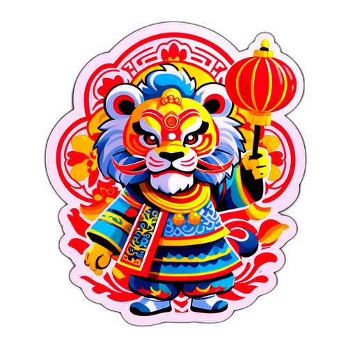 春節民族風俗貼紙