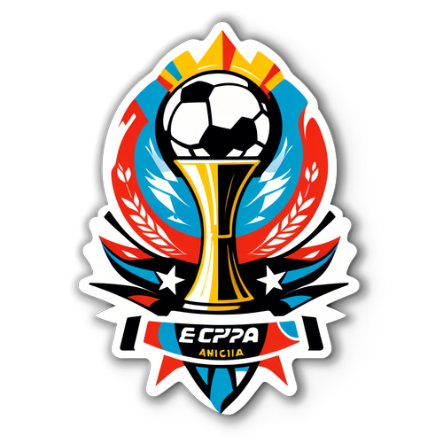 Diseño estilizado del trayecto de la Copa Sudamericana 2025