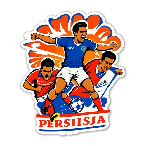 Stiker Rivalitas Persib dan Persija