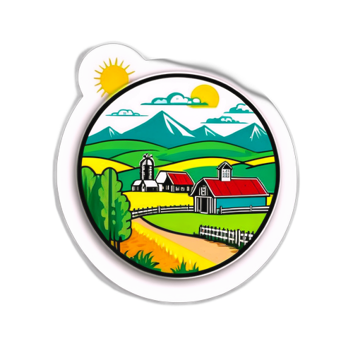 Urokliwy krajobraz wiejski