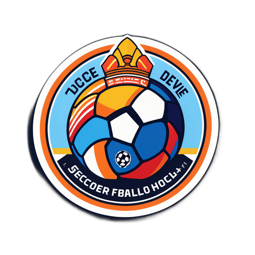 Stiker Sepak Bola Penuh Warna
