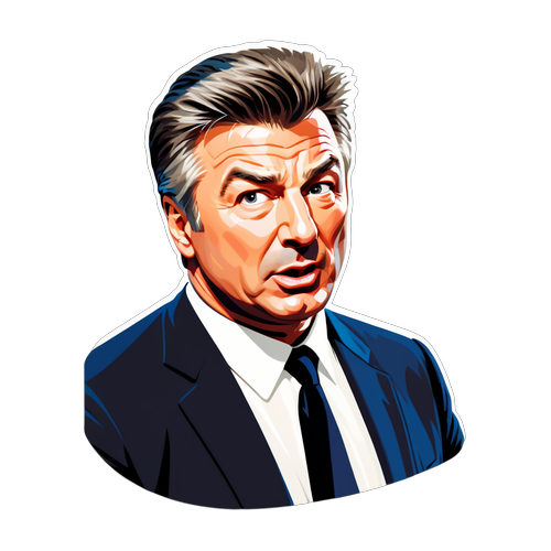 Alec Baldwin'in Yüz İfadesiyle Duygu Patlaması: Bu Sticker'ı Kaçırmayın!