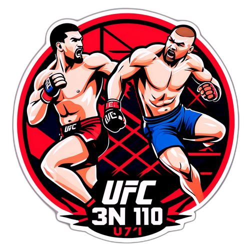 Dynamic UFC 3N 110 Logo Sticker