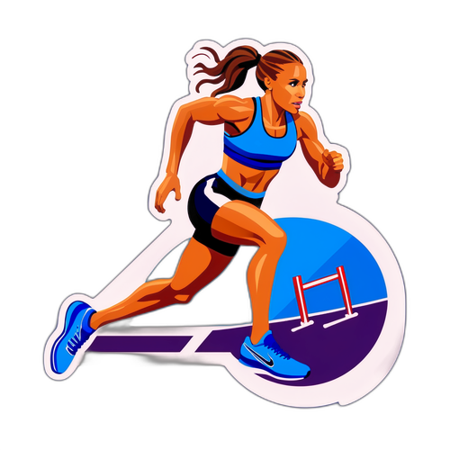 Lolo Jones kengät ja esteet