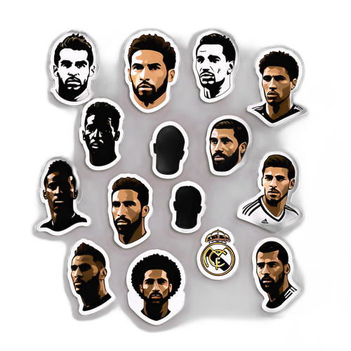 레알 마드리드 선수 실루엣 스티커