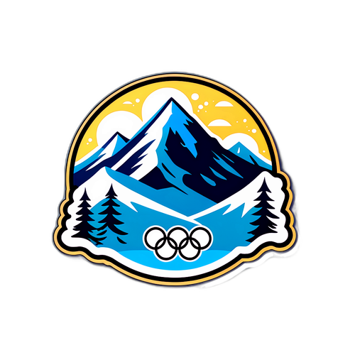 Winterlandschap met Olympisch Thema 2026