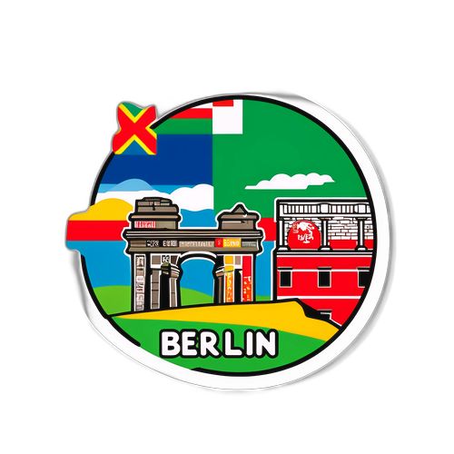 Sticker Persaingan Mesra Northern Ireland vs Jerman